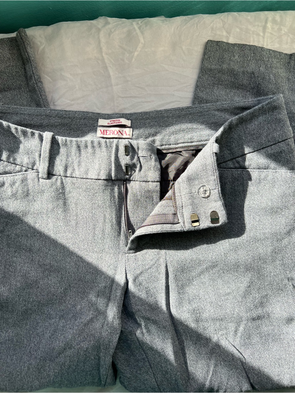 Merona Light Gray Cropped Dress Pants